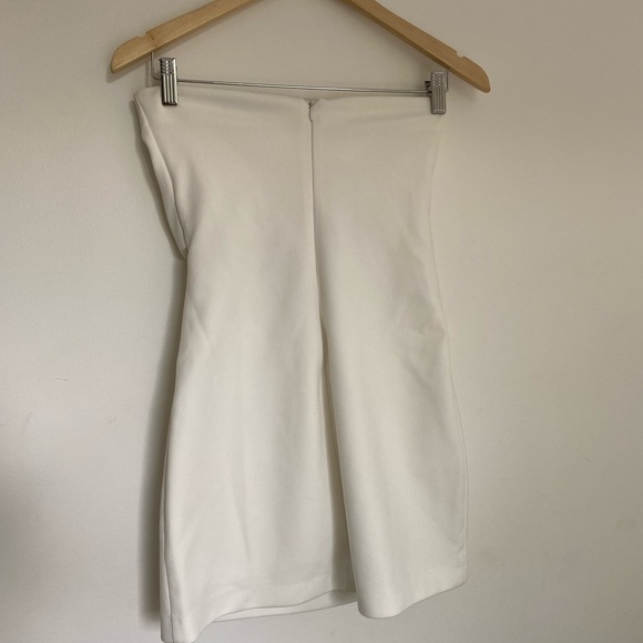 White Zara Strapless Mini - Picture 3 of 5
